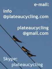 Plateau Cycling e-mail and skype